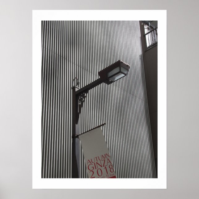 Tokyo Streetlight: Ginza Poster (Framsidan)