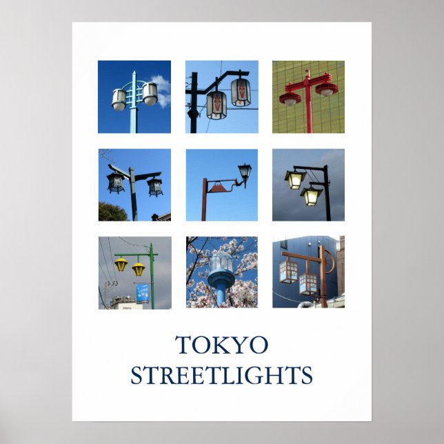 Tokyo Streetlights Poster (Framsidan)