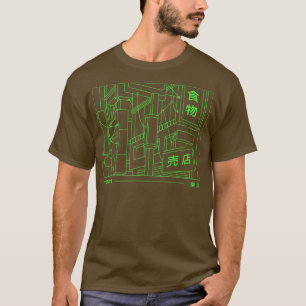 Tokyo Streets Japan Japansk Vintage Retro Art Pre T Shirt