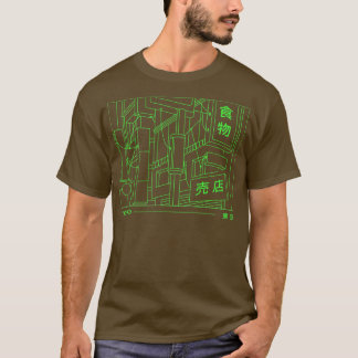 Tokyo Streets Japan Japansk Vintage Retro Art Pre T Shirt