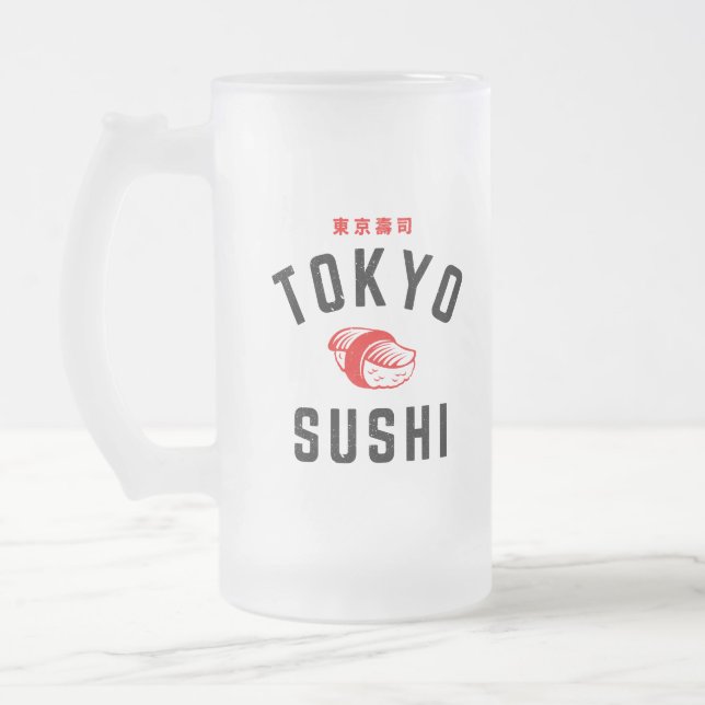 Tokyo Sushi Frostat Ölglas (Vänster)