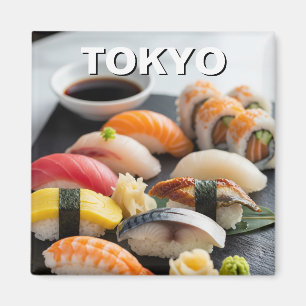 Tokyo Sushi Japanska Cuisineet Magnet