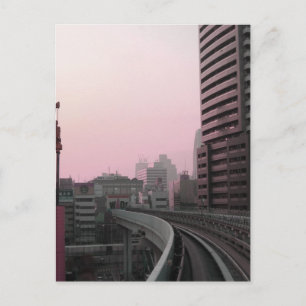 Tokyo Tåg spår Vykort