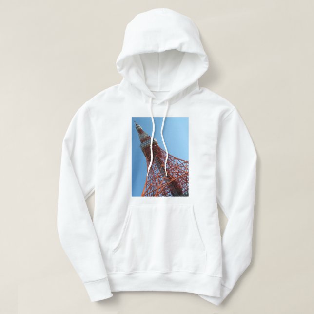 Tokyo Torn 東 京 タ ワ ー Hoodie (Design framsida)