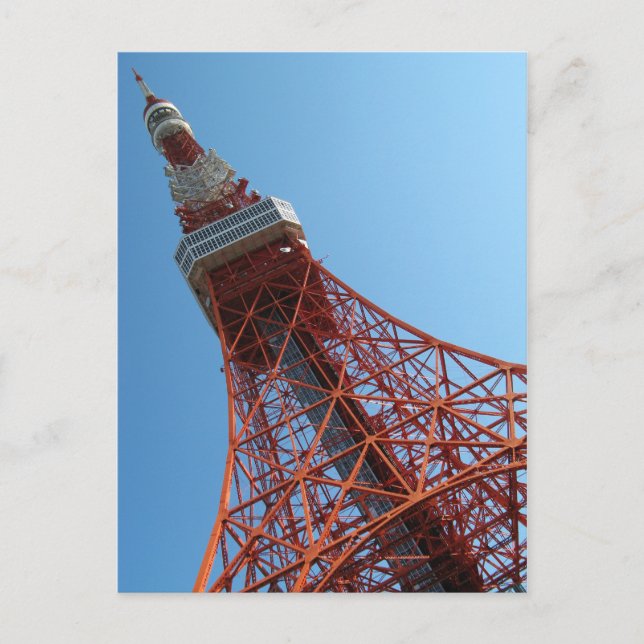 Tokyo Torn 東 京 タ ワ ー Vykort (Framsida)