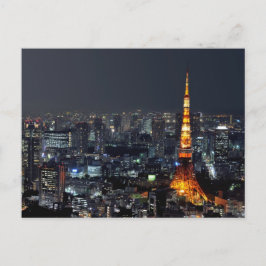 Tokyo Torn efter natt: Vykort