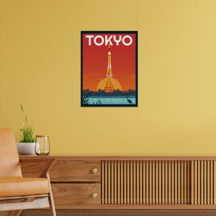Tokyo Torn Japan-rekreationserbjudanden för resor Poster