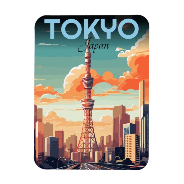Tokyo Tower Shiba-koen Minato-distriktet presenter Magnet (Vertikal)