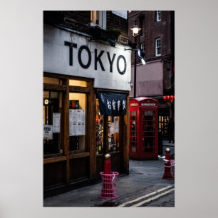 Tokyo träffar London Poster