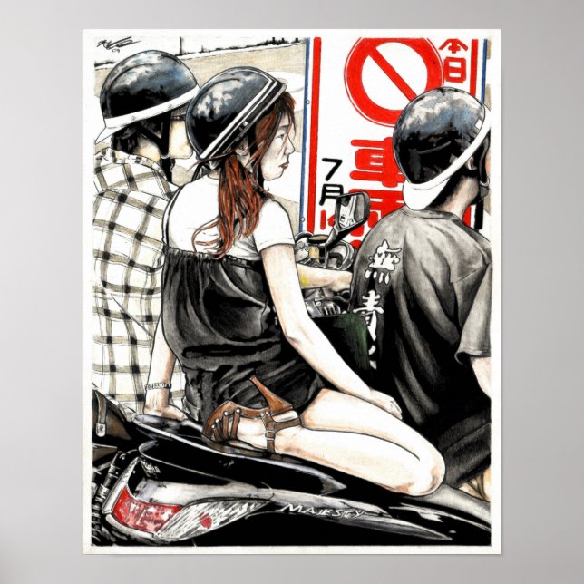 Tokyo Traffic Poster (Framsidan)