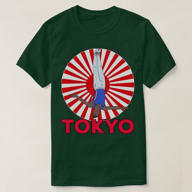 Tokyo Trampoline Gymnastics T Shirt (Design framsida)