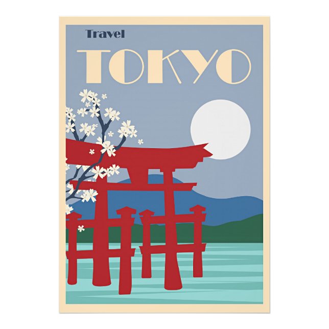 Tokyo Travel Poster (Framsidan)