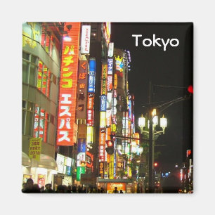 Tokyo vid natt magnet