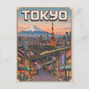 Tokyo Vintage Anime Resa vykort