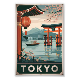 Tokyo vintage fototryck