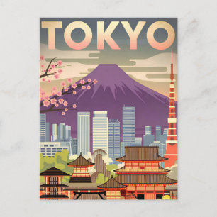 Tokyo vintage vykort
