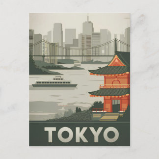 Tokyo vintage vykort