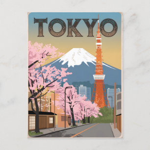 Tokyo vintage vykort