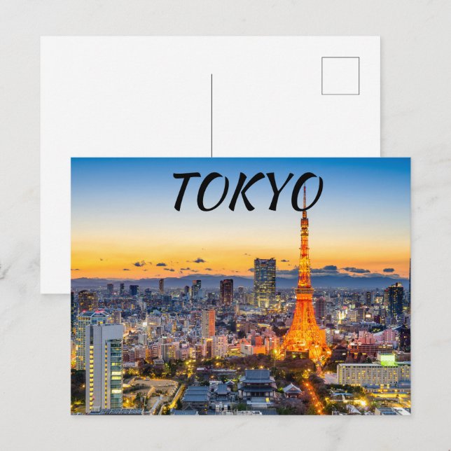 Tokyo Vykort (Fram/baksida)