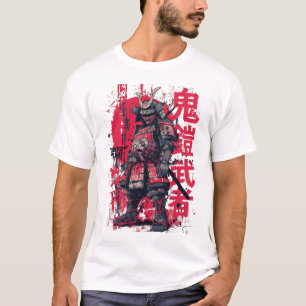 Tokyo Yami – Demonrustning Samurai med japansk typ T Shirt