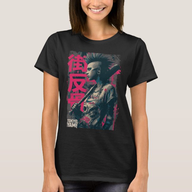 Tokyo Yami – Gatuellpunkflicka T Shirt (Framsida)