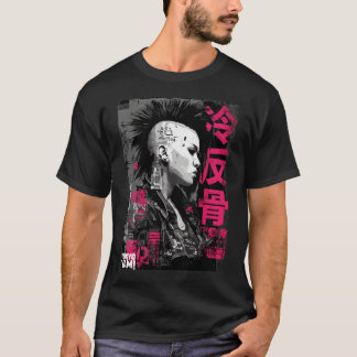 Tokyo Yami – Kall Rebellpunk Porträtt T Shirt