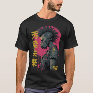 Tokyo Yami – Kontaminerad Framtid Punk Mask Design T Shirt