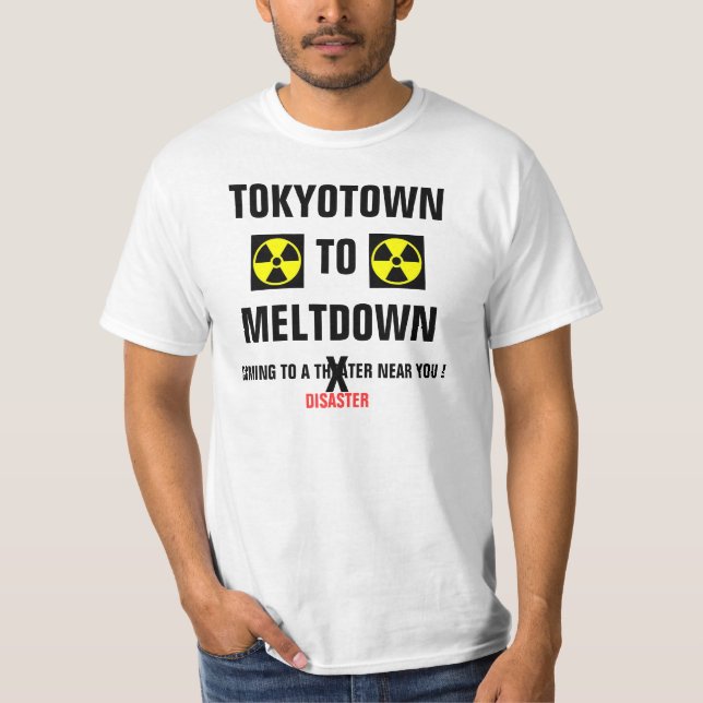 TOKYOTOWN TO MELTDOWN T SHIRT (Framsida)