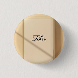 Tola Modern Name Button – Personalized Wall Print Knapp