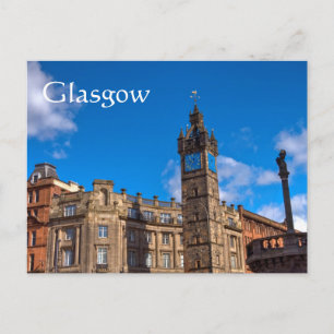 Tolbooth Steeple, Glasgow Kor, Glasgow Postcard Vykort