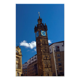 Tolbooth Steeple, Glasgow, Scotland Photo print Fototryck