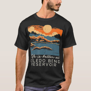 Toledo Bend Reservoir Sjö Life T Shirt