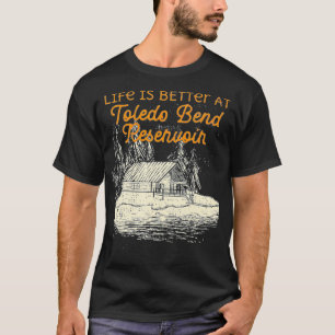 Toledo Bend Reservoir Sjö Life T Shirt