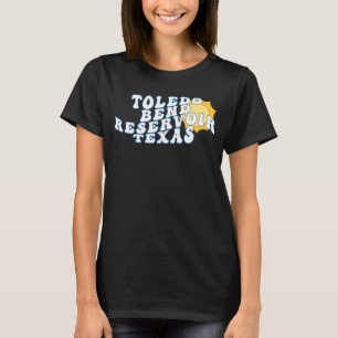 Toledo Bend Reservoir Texas TX Soluppgång Semester T Shirt