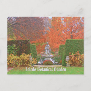 "TOLEDO BOTANICAL GARDEN IN AUTUMN" POSTCARD VYKORT