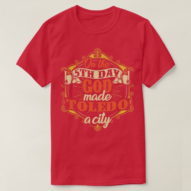 Toledo City Spain T Shirt (Design framsida)