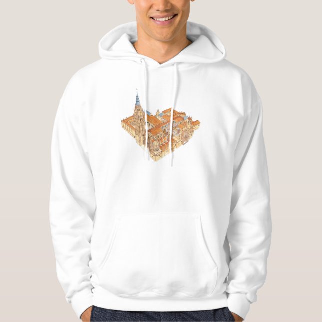 Toledo domkyrka. Spanien Sweatshirt (Framsida)