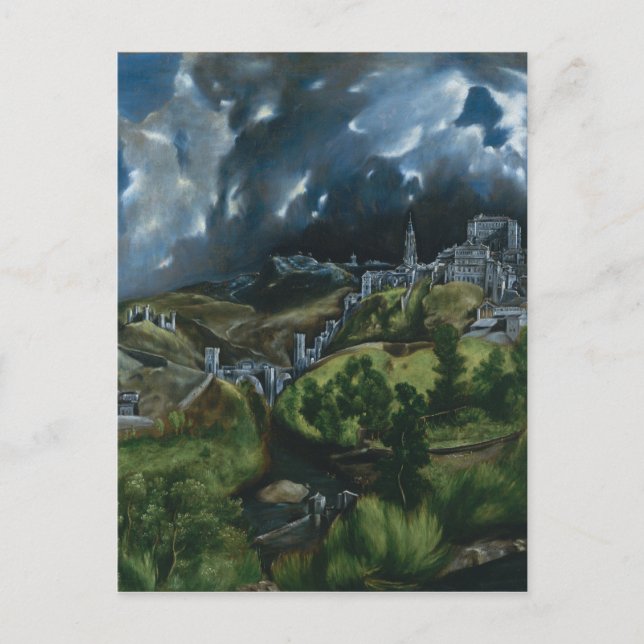 Toledo, El Greco Vykort (Framsida)
