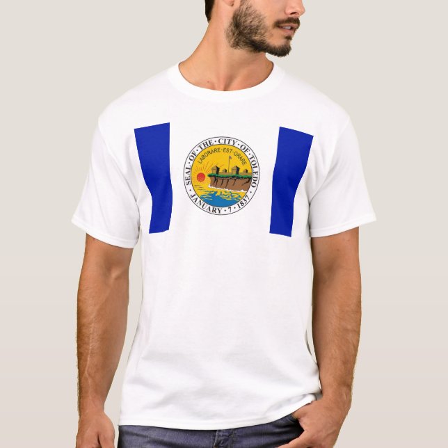 Toledo flagga t shirt (Framsida)