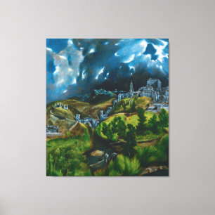 Toledo från El Greco (1599) Canvastryck