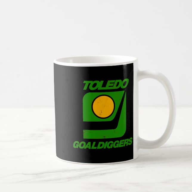 Toledo Goaldiggers 70s80s Hockey Team  Kaffemugg (Höger)