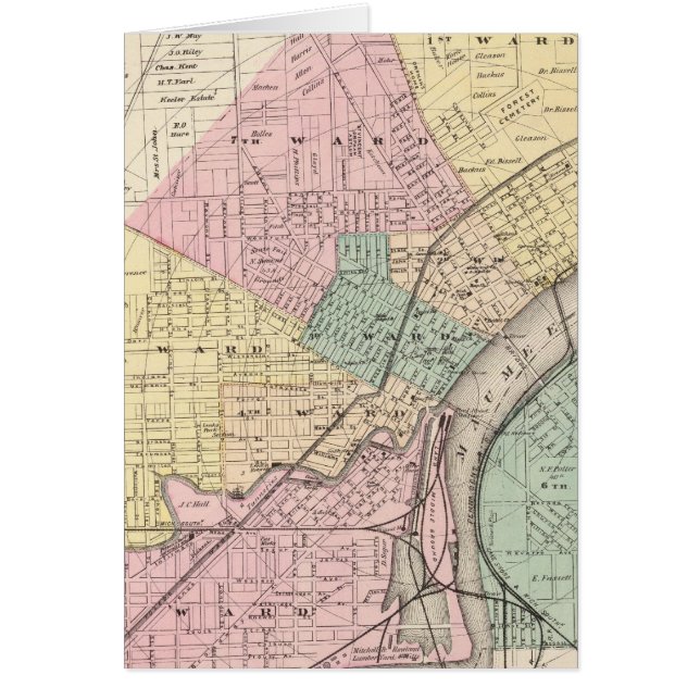 Toledo, Ohio 2 Hälsningskort (Framsidan)