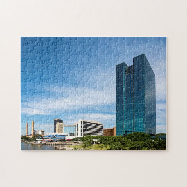 Toledo Ohio City Skyline Pussel (Horisontell)