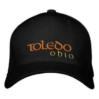 Toledo Ohio Gamla Europa Stil Broderad Keps