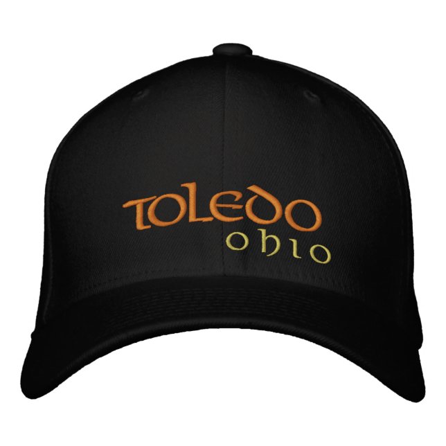 Toledo Ohio Gamla Europa Stil Broderad Keps (Framsida)