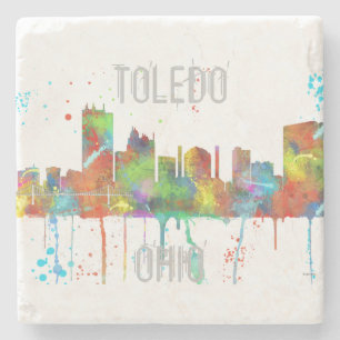 TOLEDO OHIO HORISONT UNDERLÄGG STEN