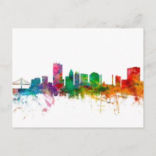 Toledo Ohio Skyline Vykort