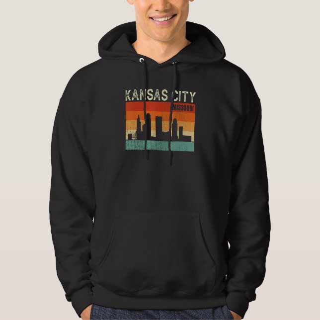 Toledo Ohio stads siluett Hoodie (Framsida)