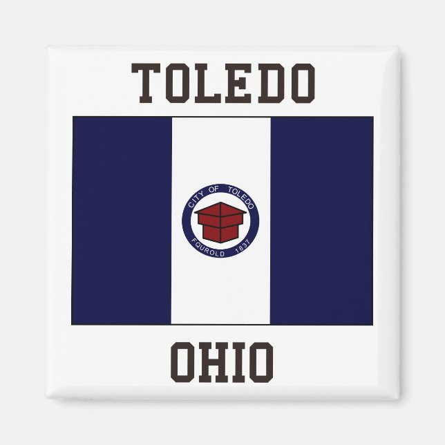 Toledo, Ohio USA Magnet (Framsidan)