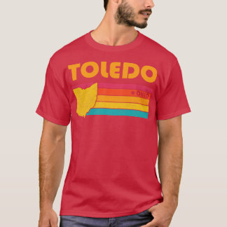 Toledo Ohio Vintage Distress Souvenir T Shirt